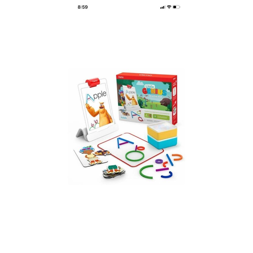 Osmo Little Genius Starter Kit for iPad/Fire Tablet (Ages 3-5)